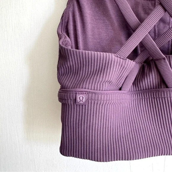 Lululemon Energy Bra Long Line Ribbed - Picture 5 of 6